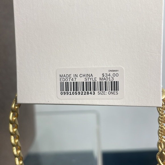 New Madewell Gold Chain Necklace - Picture 4 of 4